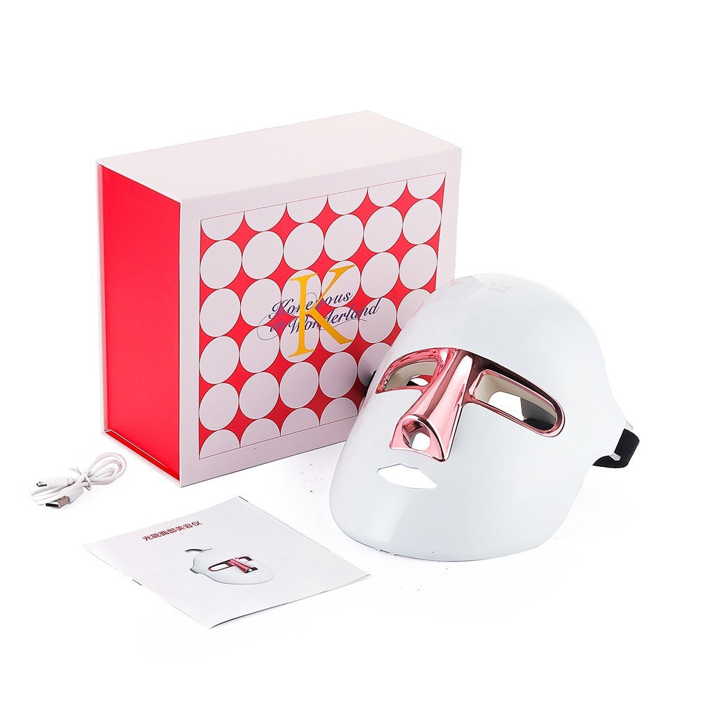 Electric Light Beauty Instrument Facial Mask Instrument Seven Color Light